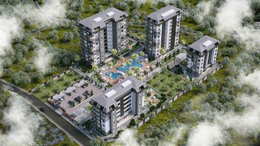 Amazing apartments with sea view and rich facilities 