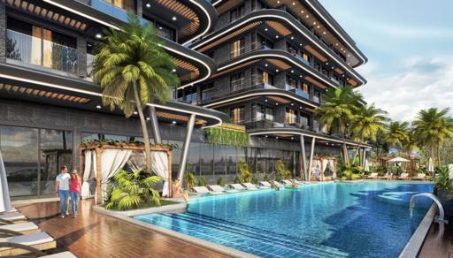Splendid sea view apartments overlooking Alanya City
