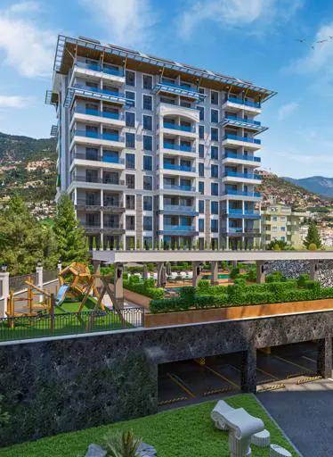  Royal apartments in the city Center of Alanya