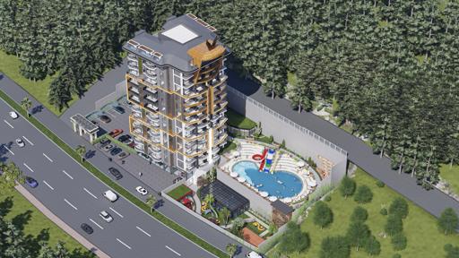 Sumptuous apartments in residential complex