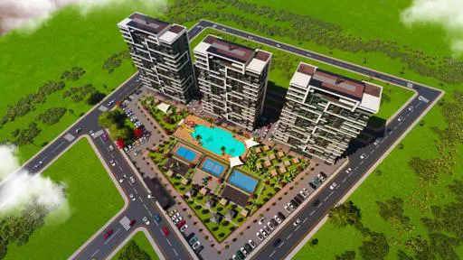 Huge residential complex 400 meters from the sea