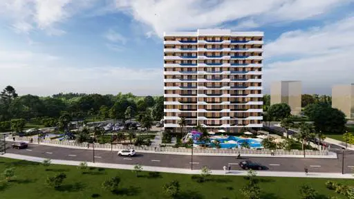 New elegant project located 500 meters from the beach